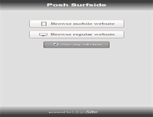 Tablet Screenshot of poshsurfside.com